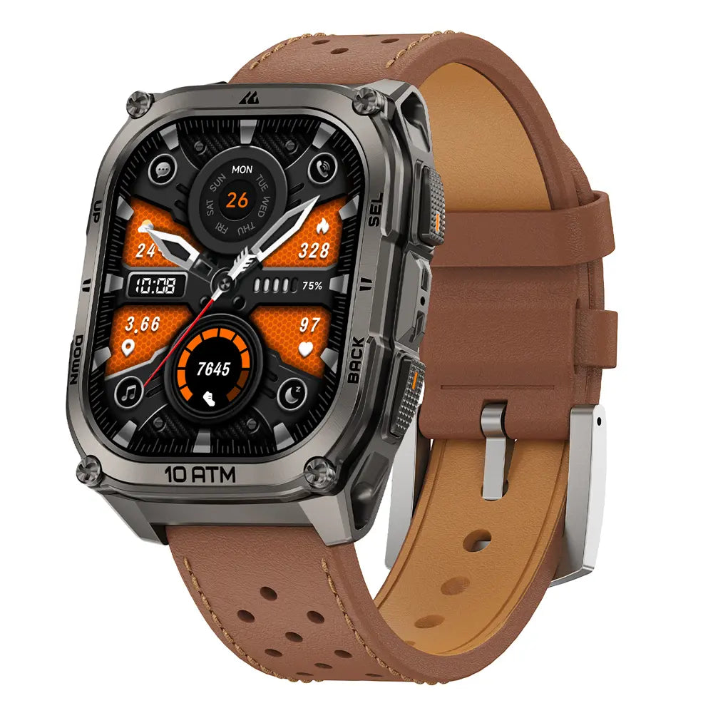 KOSPET 22mm Premium Archlan Leather Strap#color_brown