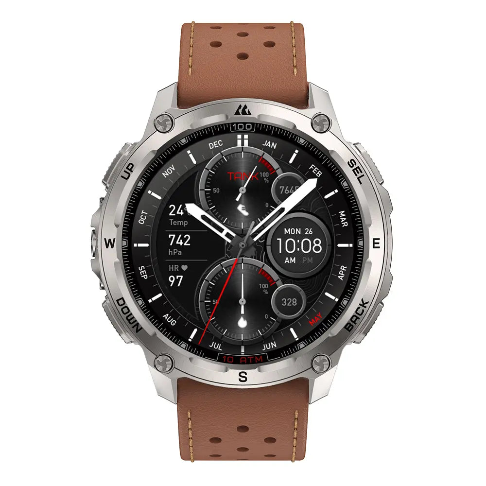 KOSPET 22mm Premium Archlan Leather Strap#color_brown