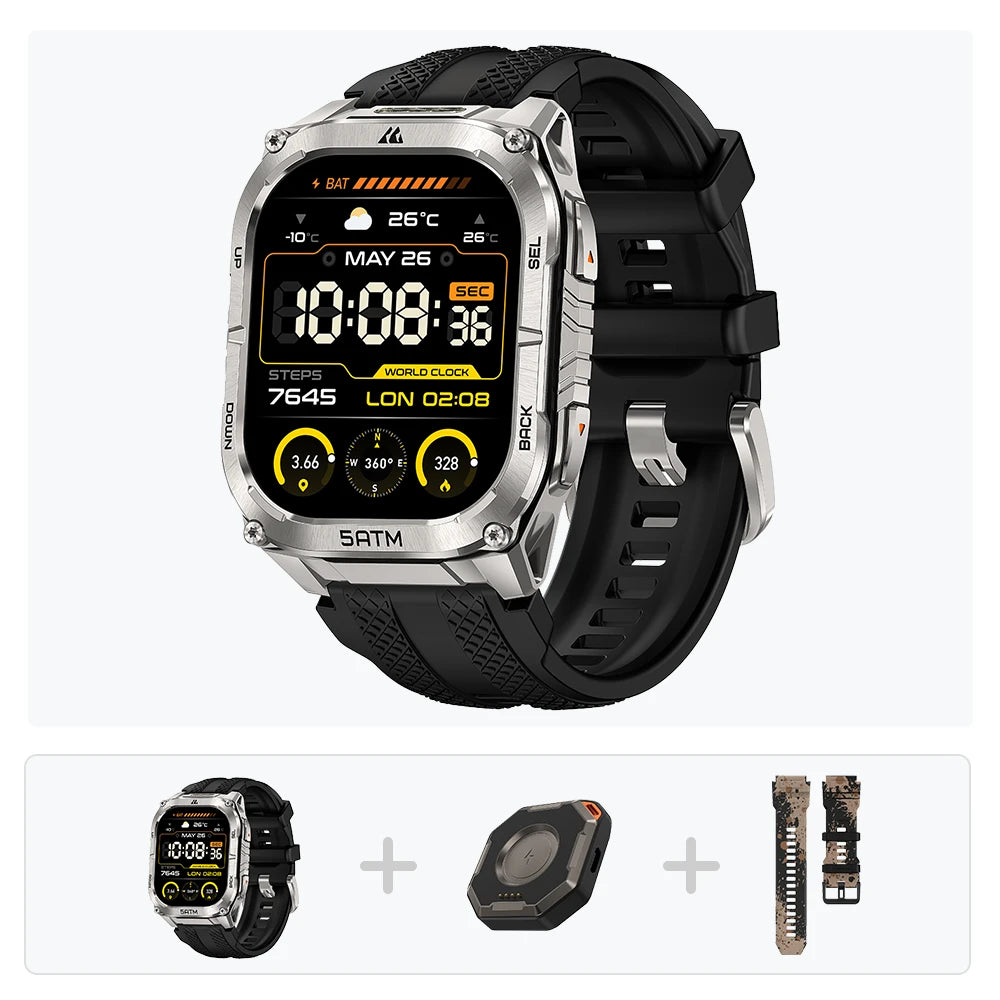 kospet-M4C-black-bundle#color_silver^package_Outdoor Pack