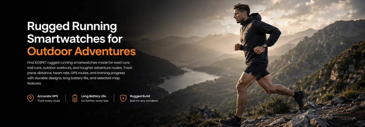 Rugged Running Smartwatches for Outdoor Adventures | KOSPET Smartrwatcbh